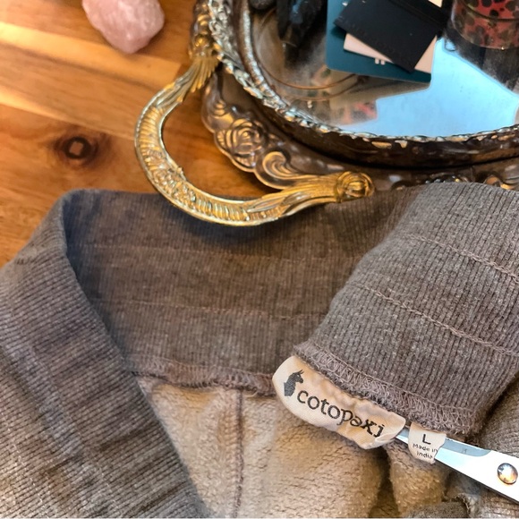 COTOPAXI | L | Grey Thermal Orange Drawstring White Piping Lounge Jogger Pants - Picture 5 of 13